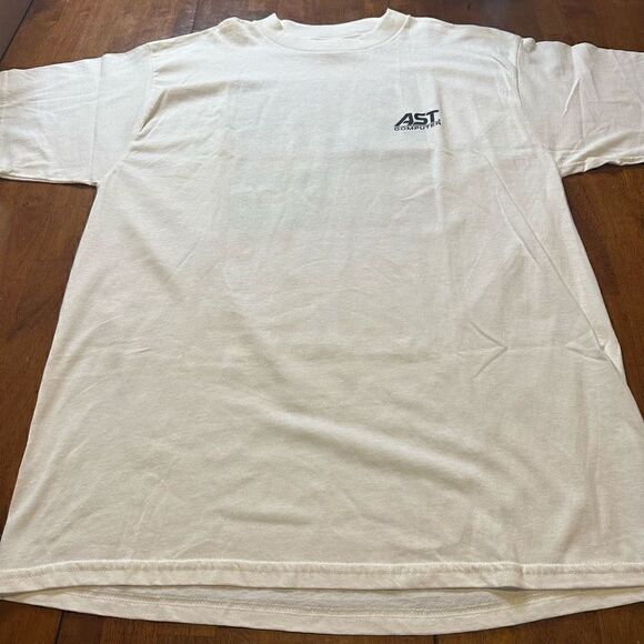 Vintage 90s Technology AST Computer Graphic Mens Shirt New without tags XL - Picture 2 of 7